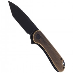 Nóż CIVIVI Elementum Flipper Black Brass, Black Stonewashed (C907T-A)