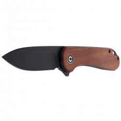 Nóż CIVIVI Elementum Flipper Cuibourtia Wood, Black Stonewashed (C907U)