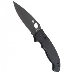 Nóż Spyderco Manix 2 XL G-10 Black Blade Plain (C95GPBBK2)