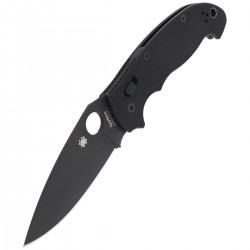 Nóż Spyderco Manix 2 XL G-10 Black Blade Plain (C95GPBBK2)