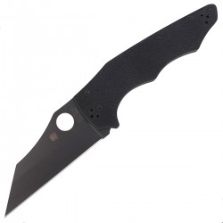 Nóż Spyderco YoJumbo G-10 Black, Black Blade Plain (C253GPBBK)