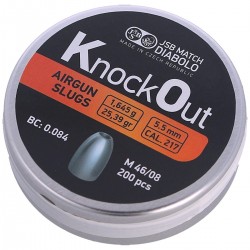 Śrut JSB KnockOut Slugs 0.217 / 5.5mm, 200szt (546123-200)