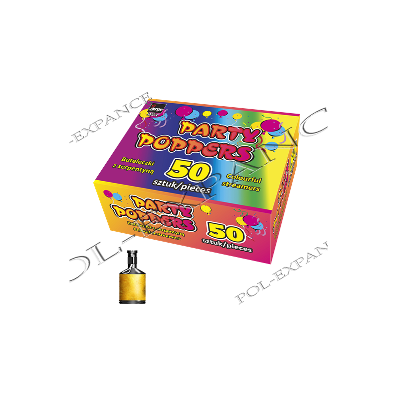 Party Poppers JK01  F1 24/50