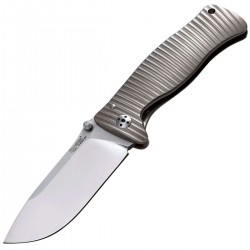 Nóż LionSteel SR2 Titanium Grey, Satin Blade (SR2 G)