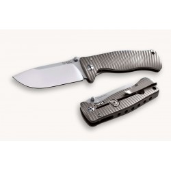 Nóż LionSteel SR2 Titanium Grey, Satin Blade (SR2 G)