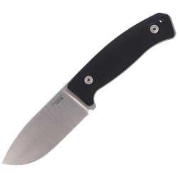 Nóż LionSteel Bushcraft G10 Black, Satin Blade (M2M GBK)