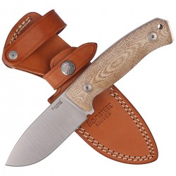 Nóż LionSteel Bushcraft Natural Canvas, Satin Blade (M2M CVN)