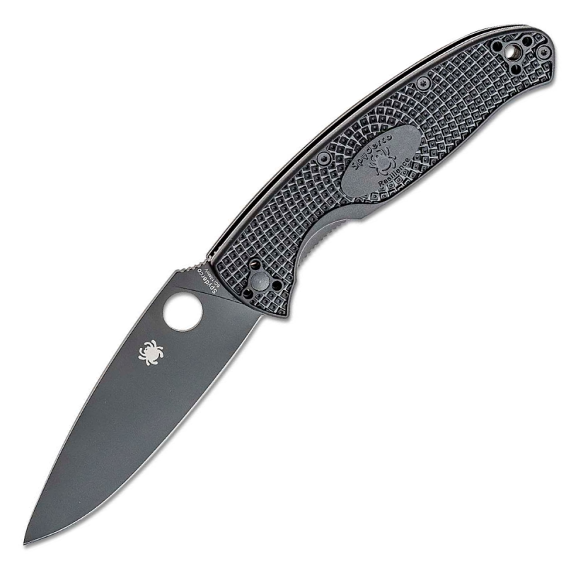 Nóż Spyderco Resilience Lightweight, Black Blade Plain (C142PBBK)