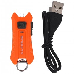 Latarka Klarus 40lm, Li-ion Battery / 120mAh USB Keychain Light (Mi2 Mi2 ENERGY ORANGE)