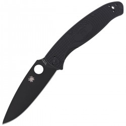 Nóż Spyderco Resilience Lightweight, Black Blade Plain (C142PBBK)