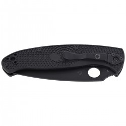 Nóż Spyderco Resilience Lightweight, Black Blade Plain (C142PBBK)