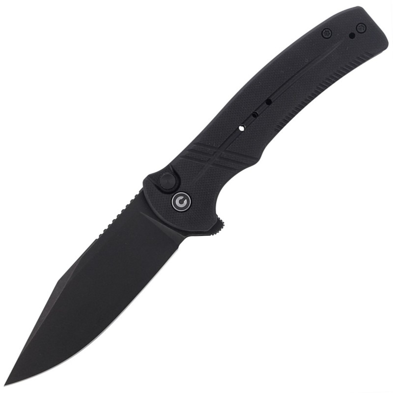 Nóż CIVIVI Cogent Black G10, Black Stonewashed (C20038D-1)