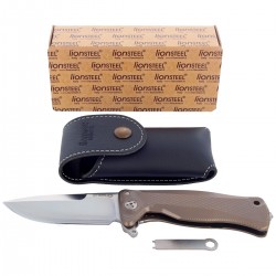 Nóż LionSteel SR11 Titanium Bronze, Satin Finish (SR11 B)