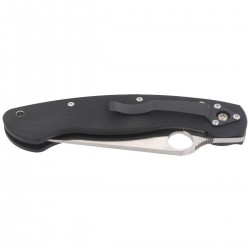 Nóż Spyderco Military Model G-10 Black Plain (C36GPE)