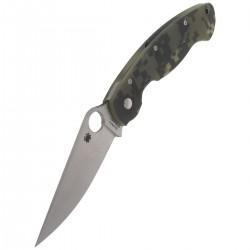 Nóż Spyderco Military Model G-10 Camo Plain (C36GPCMO)