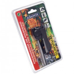 Krzesiwo Barbaric Survival Fire Starter Black (33537)