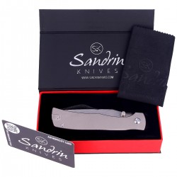 Nóż Sandrin Knives Monza Titanium, Raw Finish (SK-SK5)