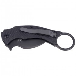 Nóż FOX Karambit Black Bird by Bastinelli Carbon Fiber / Gray Titanium, PVD Elmax (FX-591 TiCB)