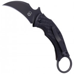 Nóż FOX Karambit Black Bird by Bastinelli Carbon Fiber/Bronze Ti, PVD Elmax (FX-591 TiCBR)