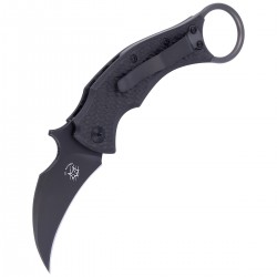 Nóż FOX Karambit Black Bird by Bastinelli Carbon Fiber/Bronze Ti, PVD Elmax (FX-591 TiCBR)