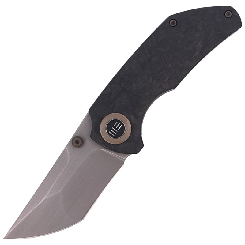 Nóż WE Knife Thug Marble Carbon Fiber, Gray Hand Rubbed by Christensen (2103C)