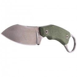 Nóż LionSteel H1 Karambit Canvas Green, Stone Washed Blade (H1 CVG)