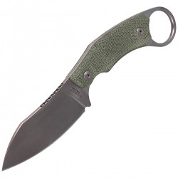 Nóż LionSteel H1 Karambit Canvas Green, Stone Washed Blade (H1 CVG)