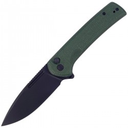 Nóż CIVIVI Conspirator Green Micarta, Black Stonewashed (C21006-2)