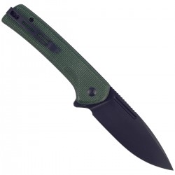 Nóż CIVIVI Conspirator Green Micarta, Black Stonewashed (C21006-2)