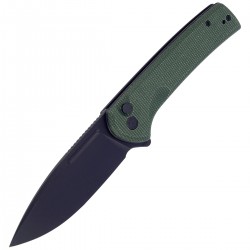 Nóż CIVIVI Conspirator Green Micarta, Black Stonewashed (C21006-2)