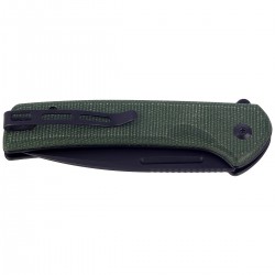 Nóż CIVIVI Conspirator Green Micarta, Black Stonewashed (C21006-2)