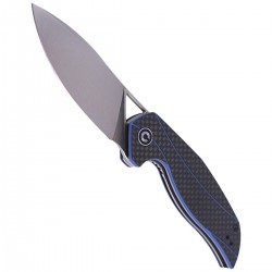 Nóż CIVIVI Anthropos Blue G10 / Carbon Fiber, Satin Finish by Elijah Isham (C903B)