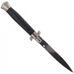 Nóż sprężynowy Frank Beltrame Stiletto Carbon Fiber 23cm (FB 23/37CF)