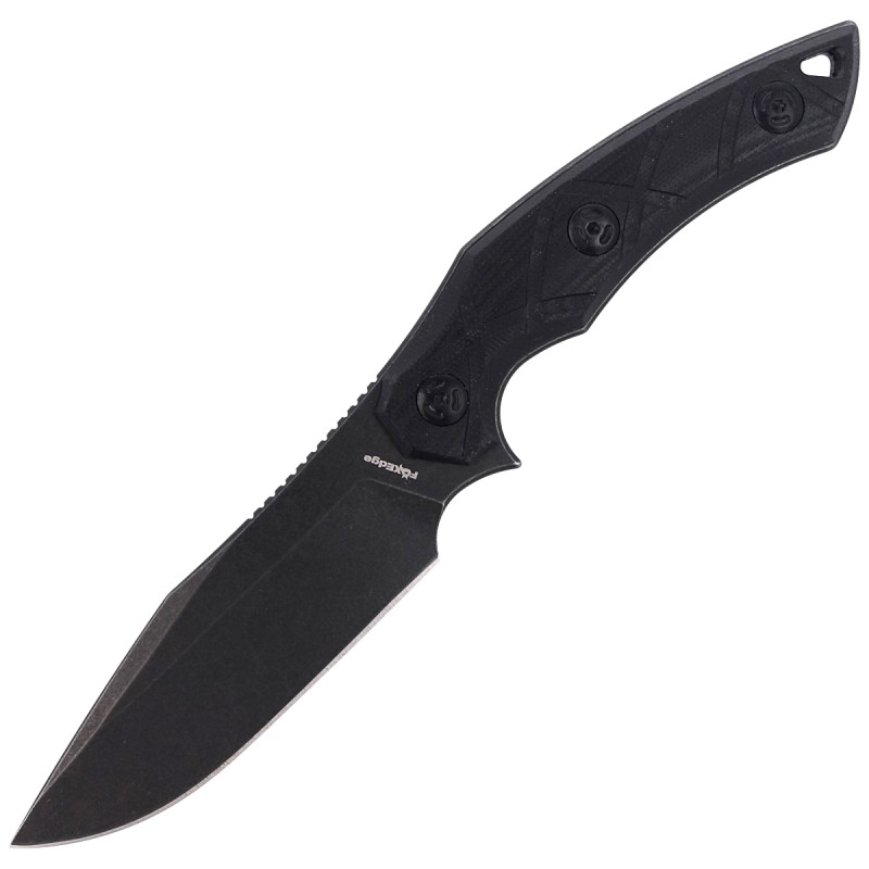 Nóż FoxEdge Lycosa 2 Black G10, Black Stonewashed by Simonutti (FE-020)