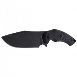 Nóż FoxEdge Lycosa 2 Black G10, Black Stonewashed by Simonutti (FE-020)