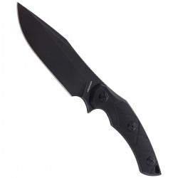 Nóż FoxEdge Lycosa 2 Black G10, Black Stonewashed by Simonutti (FE-020)