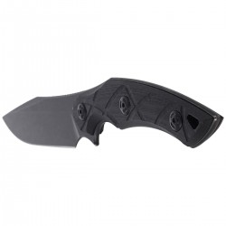 Nóż FoxEdge Lycosa 2 Black G10, Black Stonewashed by Simonutti (FE-020)