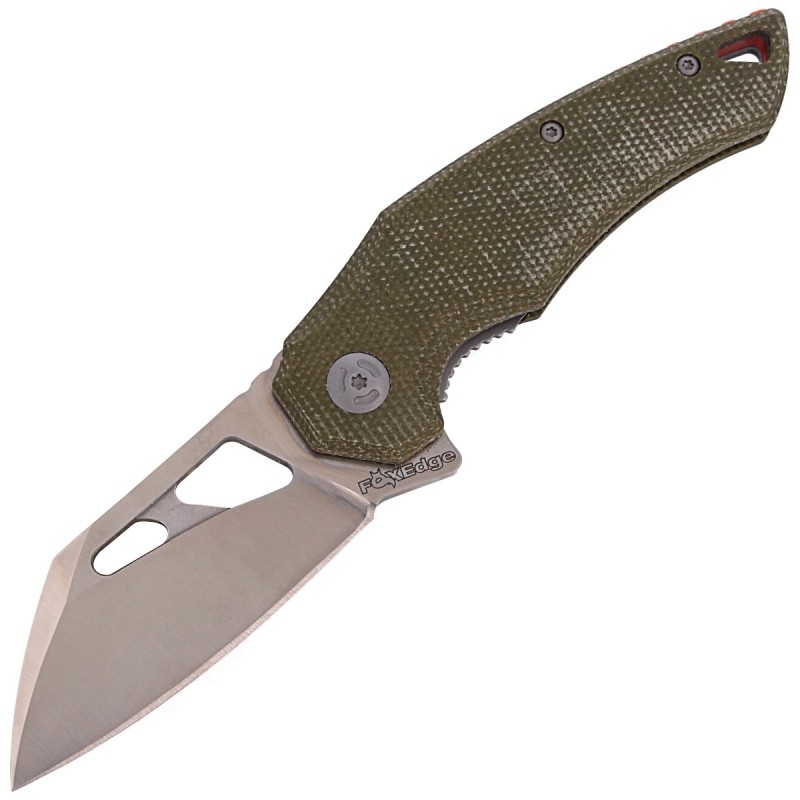 Nóż FoxEdge Atrax OD Green Micarta, Satin by Simonutti (FE-027 MOD)