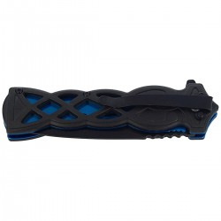 Nóż Herbertz Solingen CJH Black/Blue, Black Blade (44008)