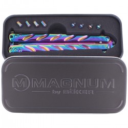 Nóż Böker Magnum Balisong Rainbow (06EX401)