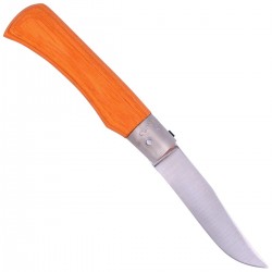 Nóż Antonini Old Bear Laminated Orange Wood, Satin Stainless (9307/21_MOK)