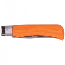 Nóż Antonini Old Bear Laminated Orange Wood, Satin Stainless (9307/21_MOK)