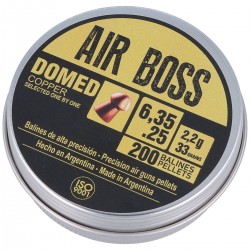 Śrut Apolo Air Boss Domed Copper 6.35mm, 200szt (E 30200)