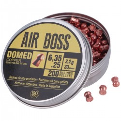 Śrut Apolo Air Boss Domed Copper 6.35mm, 200szt (E 30200)