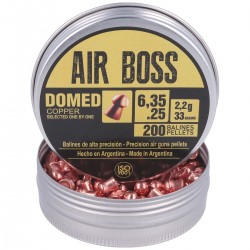 Śrut Apolo Air Boss Domed Copper 6.35mm, 200szt (E 30200)