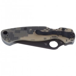 Nóż Spyderco Para Military 2 G-10 Camo, Black Blade (C81GPCMOBK2)