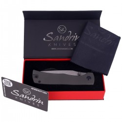 Nóż Sandrin Knives Monza Zirconium, Raw Finish (SK-SK6)