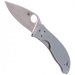 Nóż Spyderco Alcyone G-10 Grey, CTS-BD1N Plain (C222GPGY)