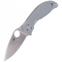 Nóż Spyderco Alcyone G-10 Grey, CTS-BD1N Plain (C222GPGY)