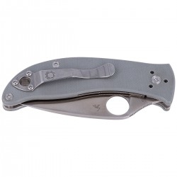 Nóż Spyderco Alcyone G-10 Grey, CTS-BD1N Plain (C222GPGY)